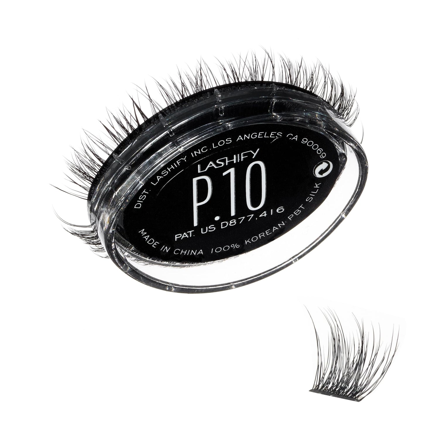 Lashify Plushy 10mm Gossamer Lashes in Black, Easy DIY False Lashes for a Voluminous Yet Still Natural Look