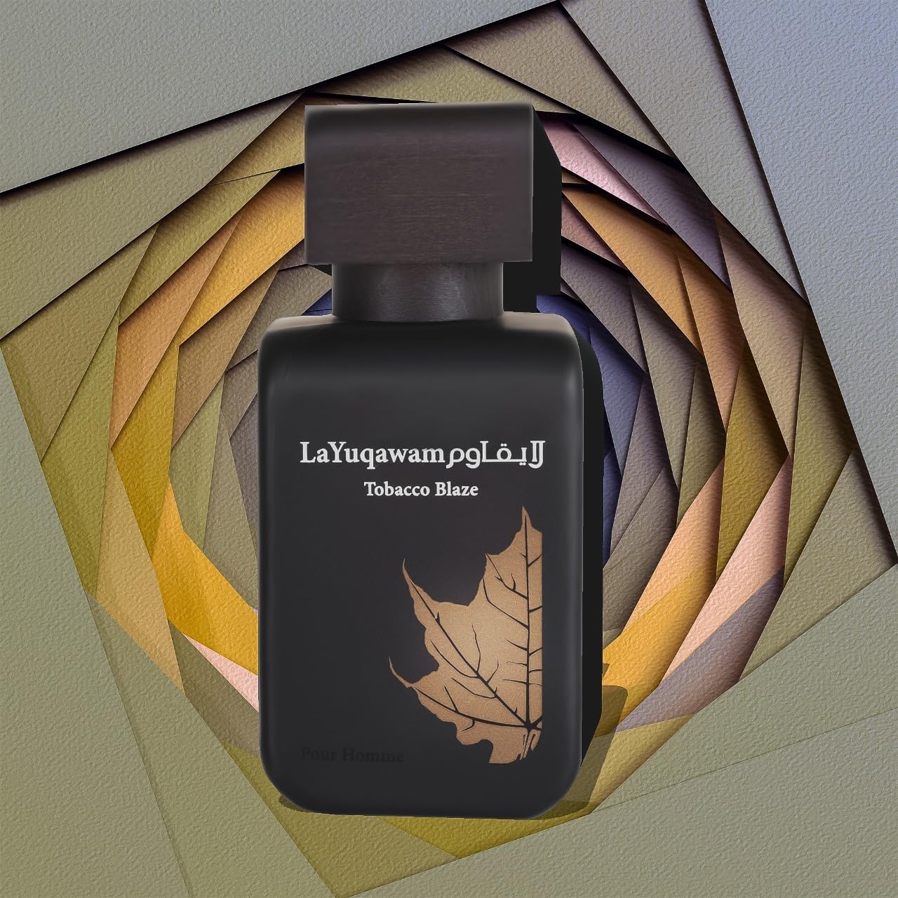 Rasasi La Yuqawam Tobacco Blaze Eau de Parfum for Men | 75ml EDP | Irresistible Pour Homme Spray | Masculine Oudh Woody Patchouli Leather | Signature