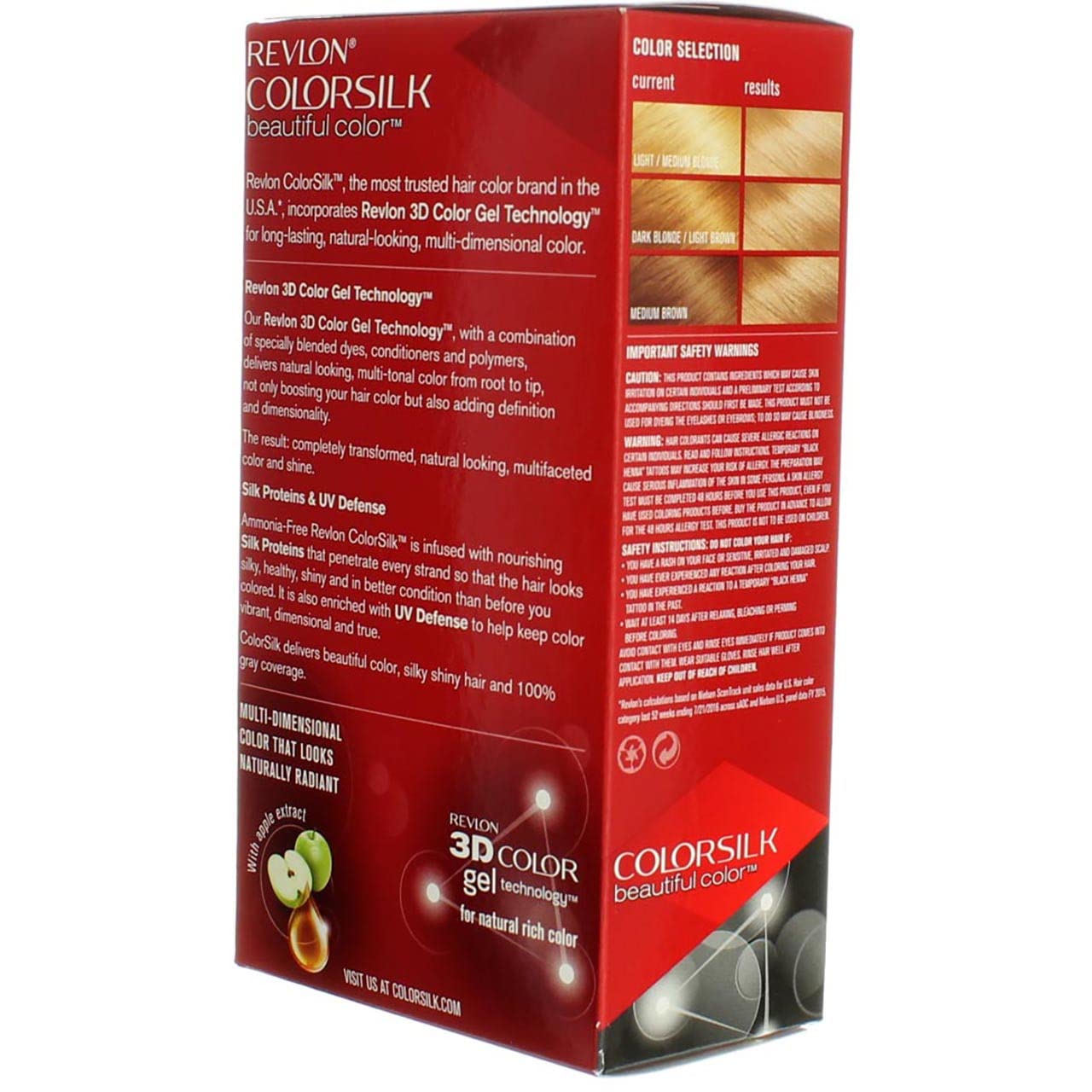 Revlon ColorSilk Hair Color 70 Medium Ash Blonde 1 Each (Pack of 11)