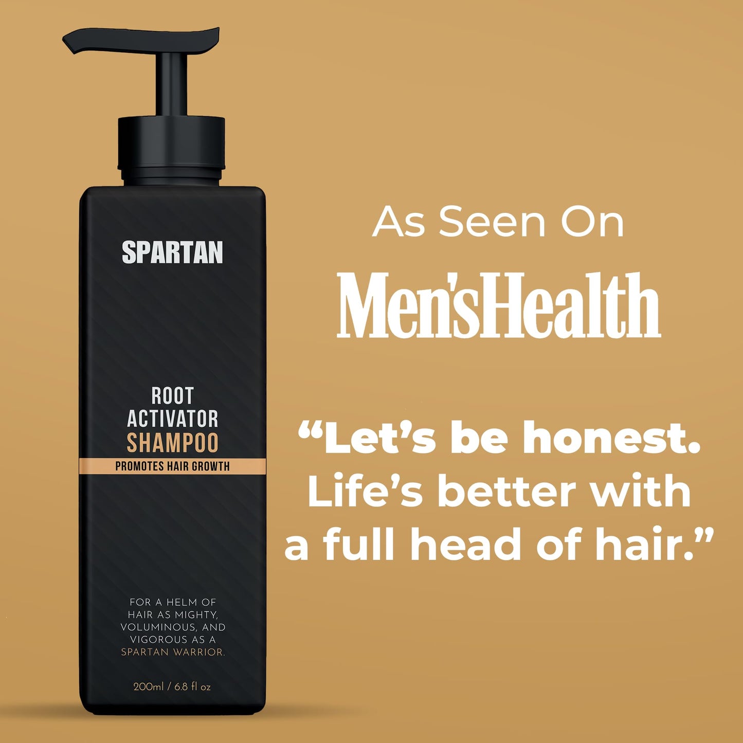 SPARTAN™ Root Activator Shampoo For Men - Hair Growth Shampoo for Hair Loss and Thinning Hair Beauty and Personal Care SPARTAN