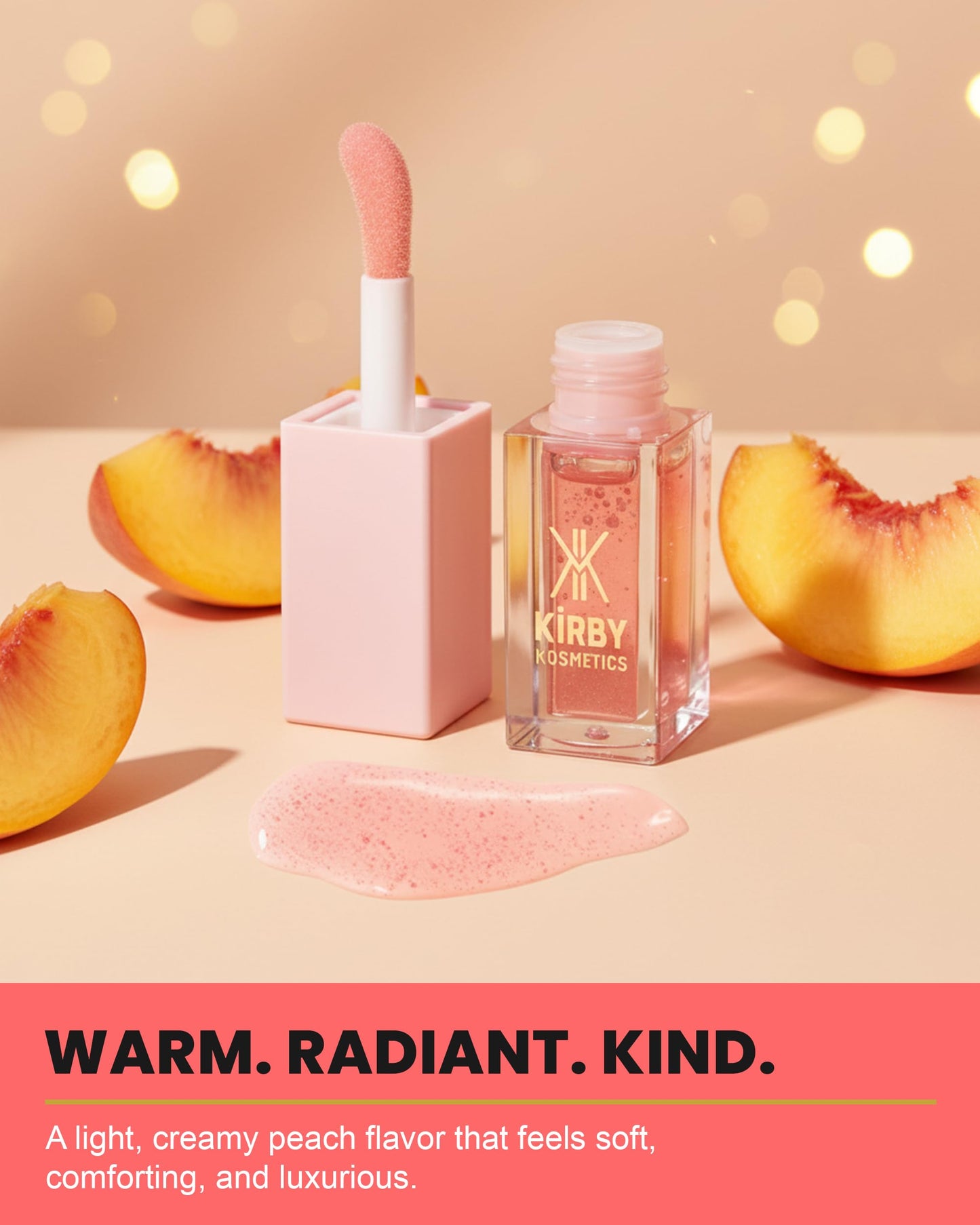 Kirby Kosmetics DivineDiva Lip Oil - TikTok-Viral Moisturizing & Hydrating High-Shine Lip Gloss with Hyaluronic, Coconut & Argan Oils - Vegan Lip Care