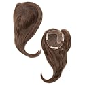 ADD-ON LEFT Human Hair/HF Synthetic Blend Topper by Envy, 5PC Bundle: Topper, 4oz Mara Ray Luxury Shampoo & Conditioner, Wide Tooth Comb, and 19 Page