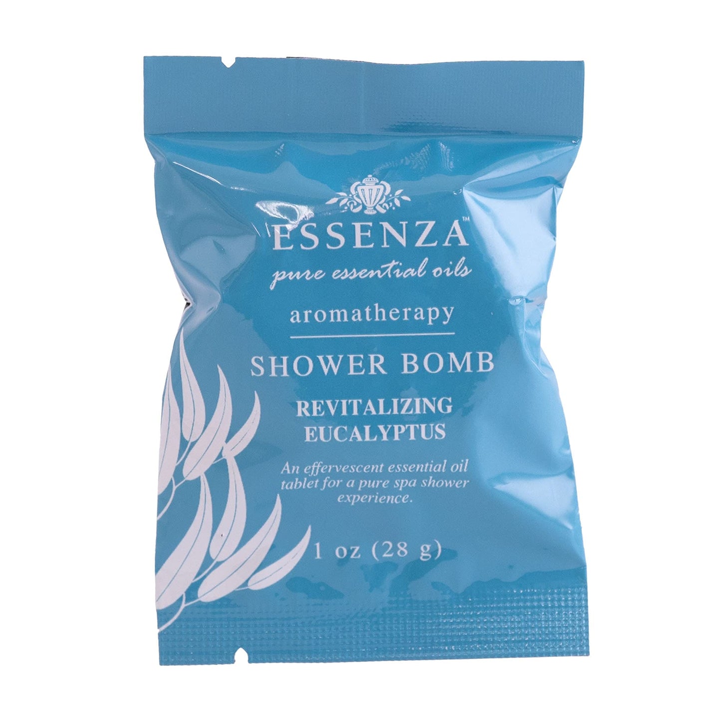Essenza Shower Bombs 14pc Bin - Revitalizing Eucalyptus & Relaxing Lavender Aromatherapy Luxury Shower Bombs - Height 8.125” Width 5.5” Depth 4.125”…