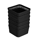 Simplify For Green Living Square Basket Organizing Set | Dimensions: 4.8"x 4.8"s 2.36" | Set Includes 6 Square Baskets | Great for Organizing Draws…