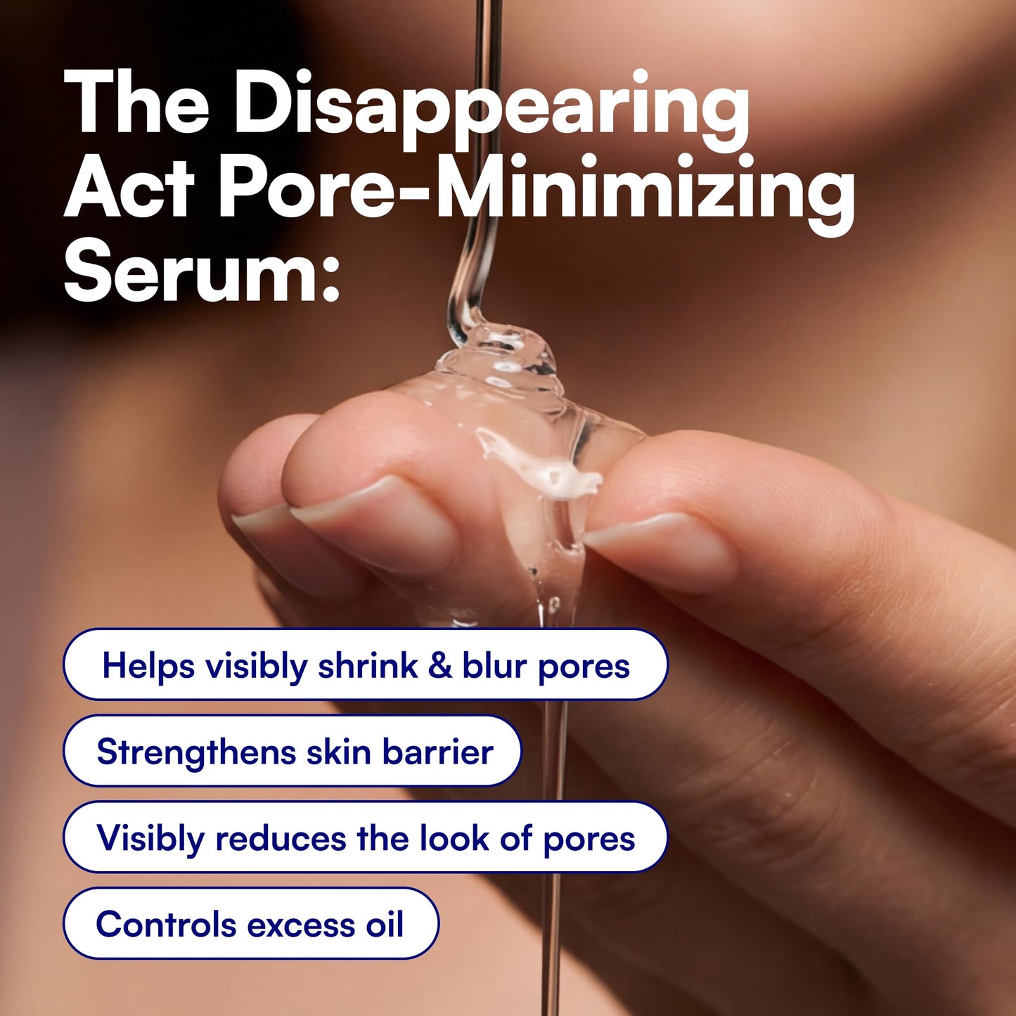 Bliss Disappearing Act Pore-Minimizing Serum - Niacinamide + Pore Vanish Complex with Green Tea - Refines Pores, Controls Oil & Targets Dark Spots