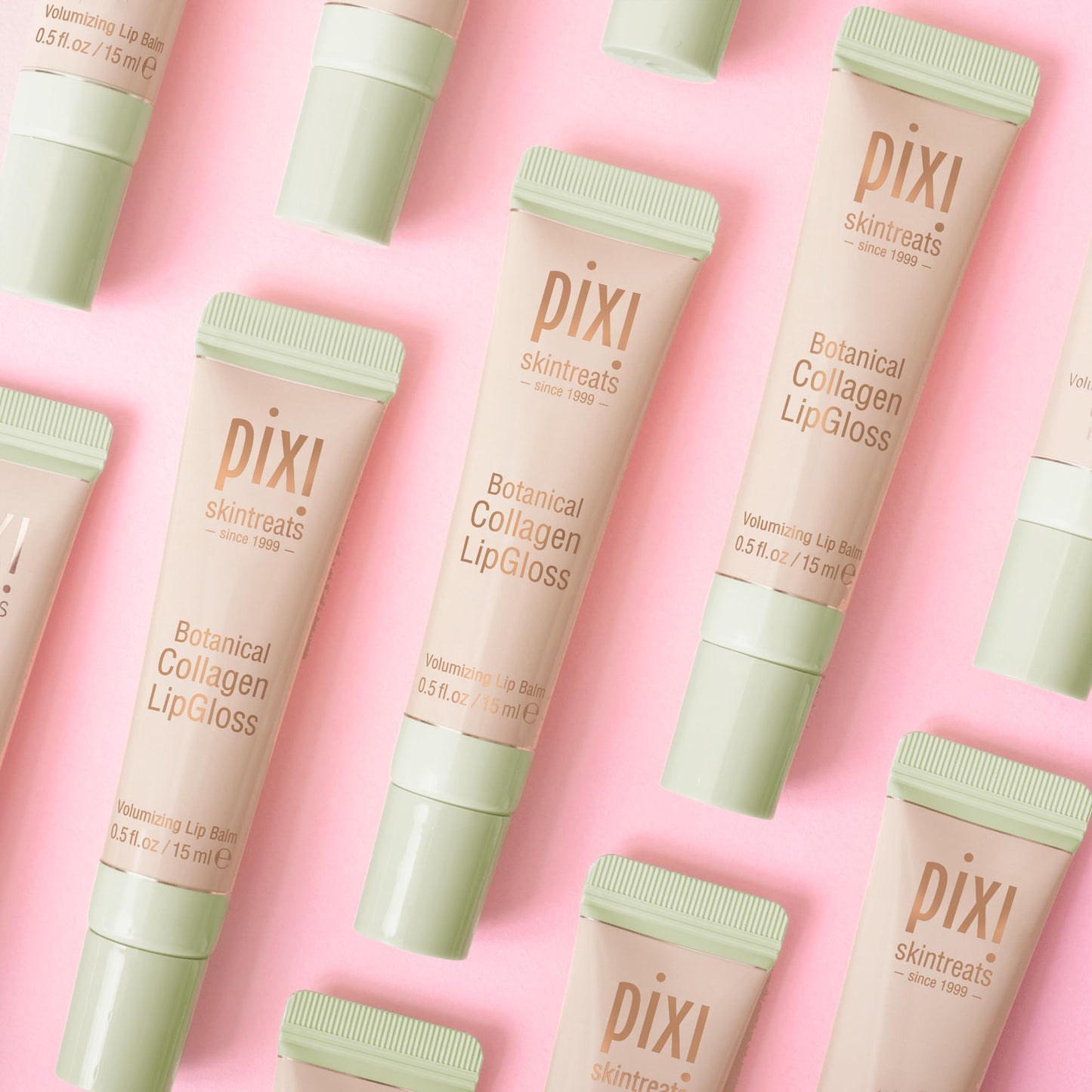Pixi Botanical Collagen Lip Gloss | Nourishing and High Shine | 0.5 fl oz / 15 ml
