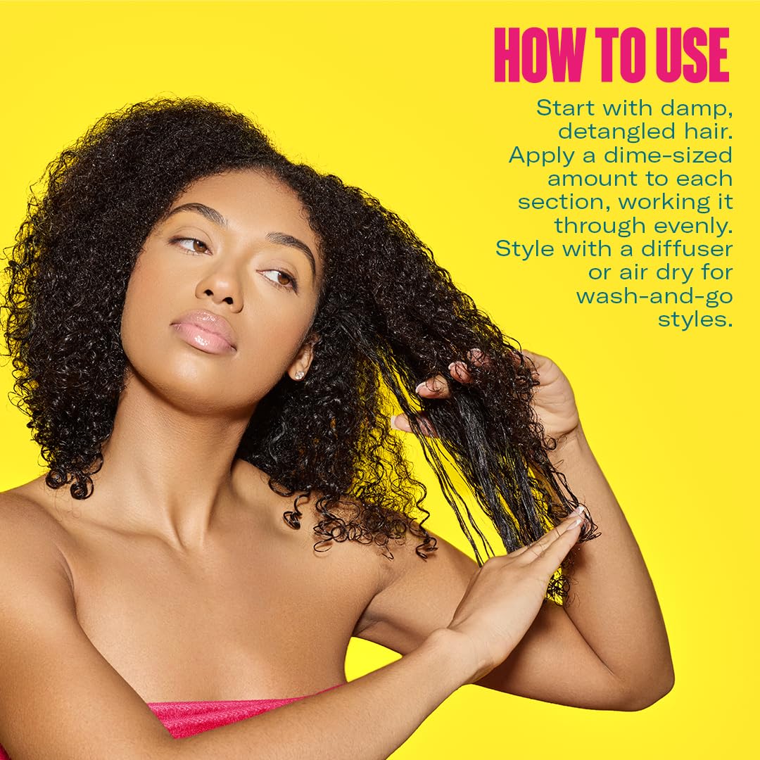 Mielle Organics Curl Forming Glaze - Kalahari Melon & Aloe Vera Deep Hydration Styling Gel for Dry, Curly and Textured Hair - Enhances Curl Definition