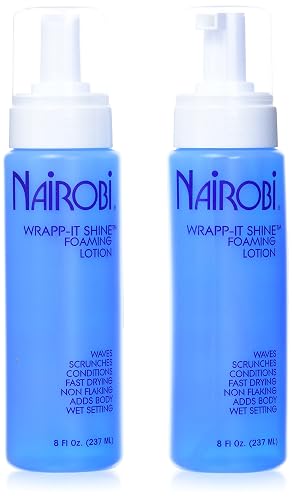 Nairobi Wrapp-it Shine Foaming Lotion, 2 Count