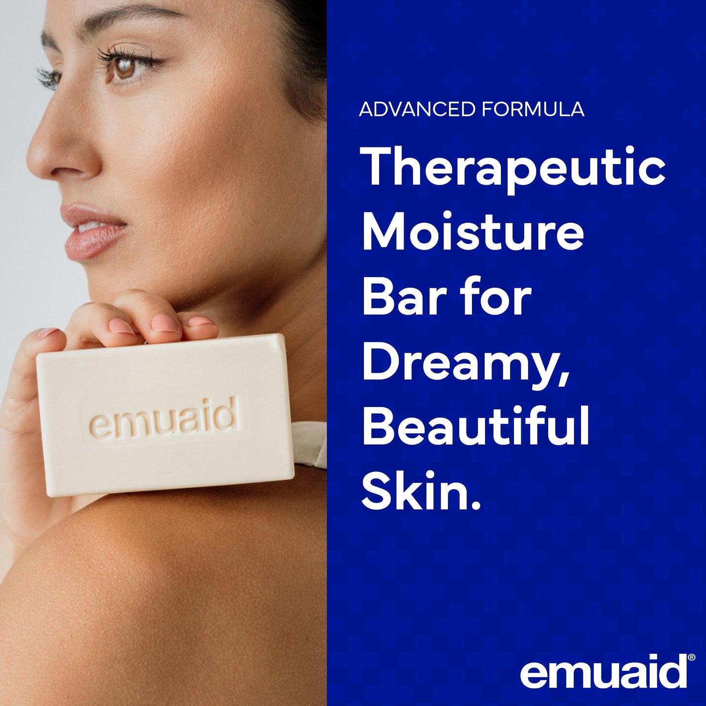 EMUAID Therapeutic Moisture Bar - Medicated Face & Body Cleansing Bar for Fungal-Prone Skin, Jock Itch & Irritation Relief, Soothes & Hydrates with 5%