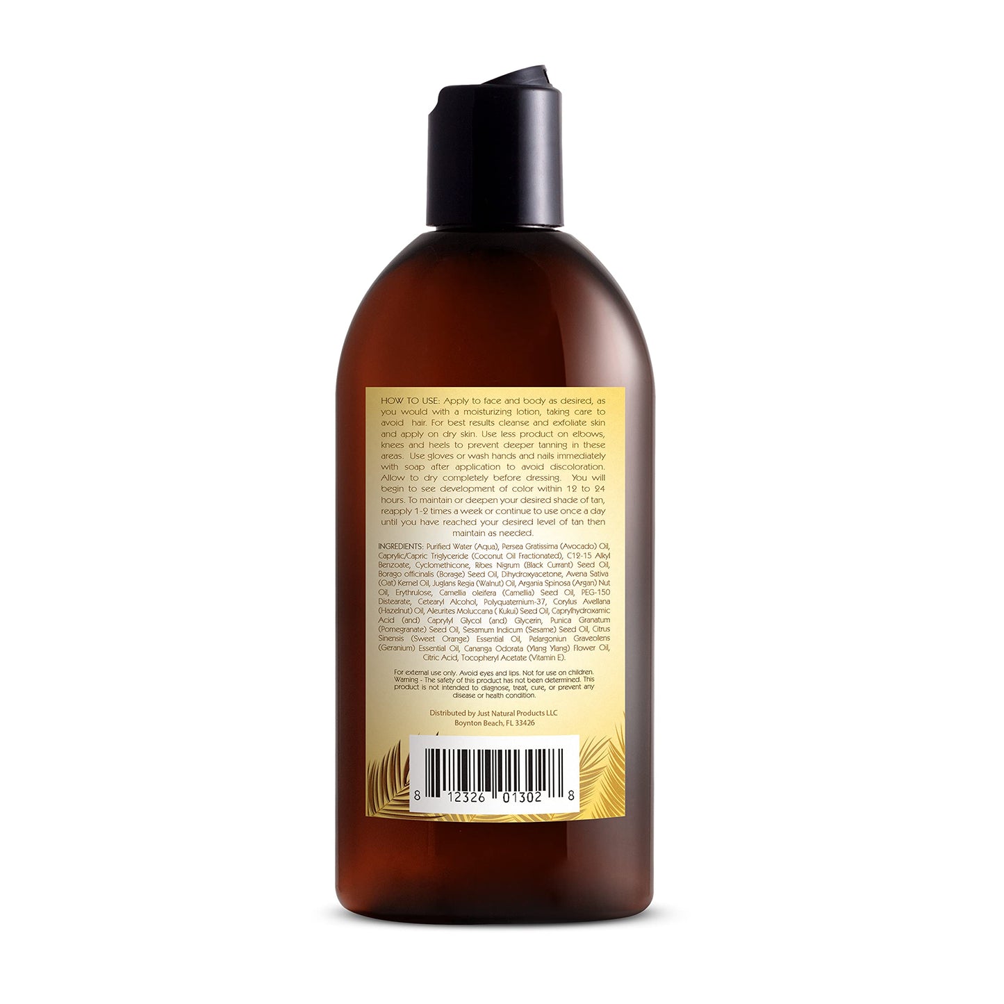 Sunless Tanning Lotion - Light to Medium tones | Indoor Self- Tanner | Body Tanning Lotion | Sun- Kissed Glow| Bronzer Lotion For All Skin Types |Just