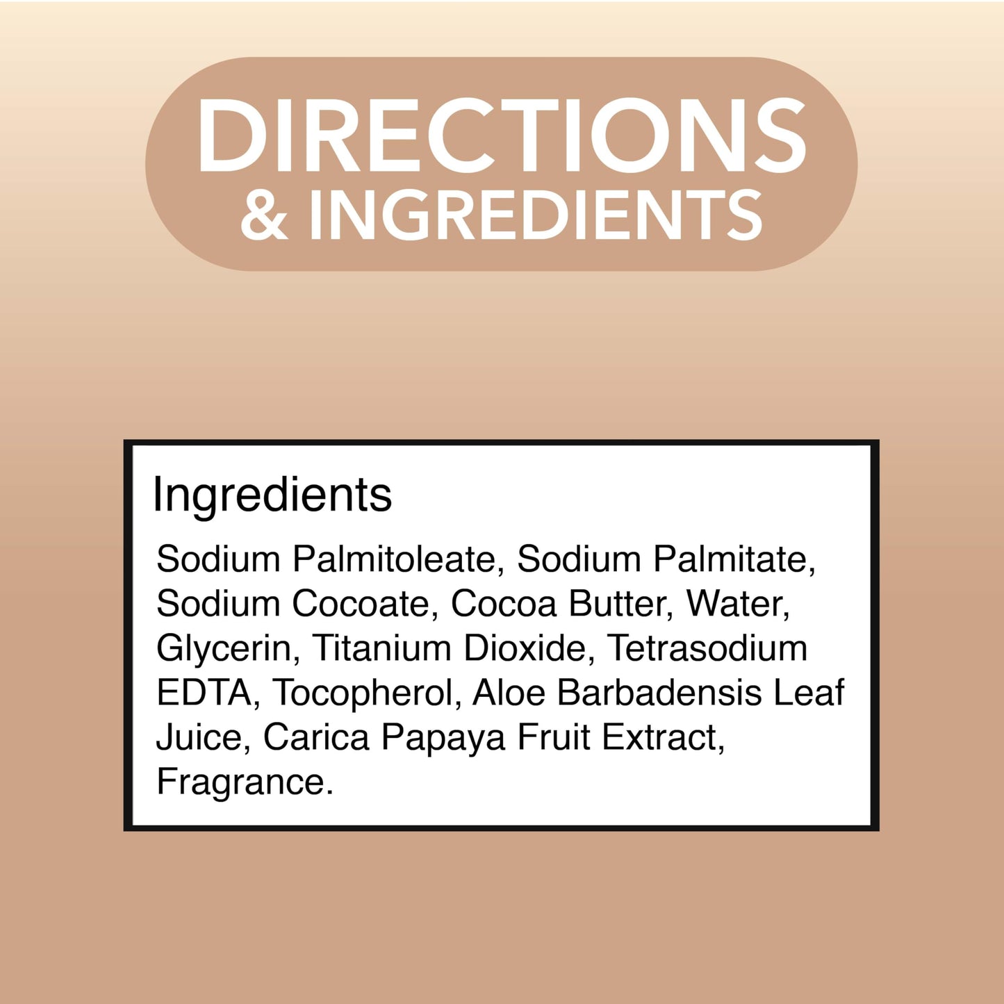 Awaken Cocoa Butter Bar Soap with Vitamin E, Moisturizing Body and Face Cleanser, Gentle Daily Bath Soap with Rich Creamy Lather, Nourishing Skincare