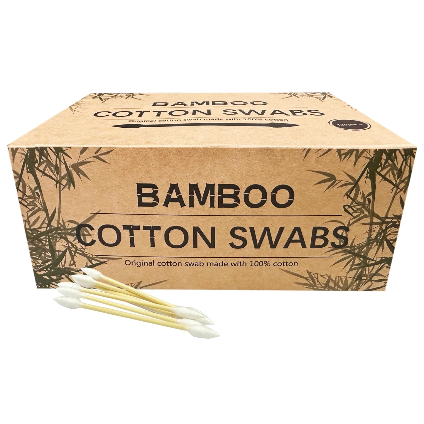 1200pcs Precision Tip Cotton Swabs for Makeup, Bamboo Sticks and Double Pointed Beauty and Personal Care Quanzhou Chenchenchen E-Commerce Co.,Ltd