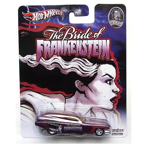 Hot Wheels '59 Cadillac Funny CAR The Bride of Frankenstein / Universal Studios Monsters 2013 Pop Culture Series 1:64 Scale Die-Cast Vehicle