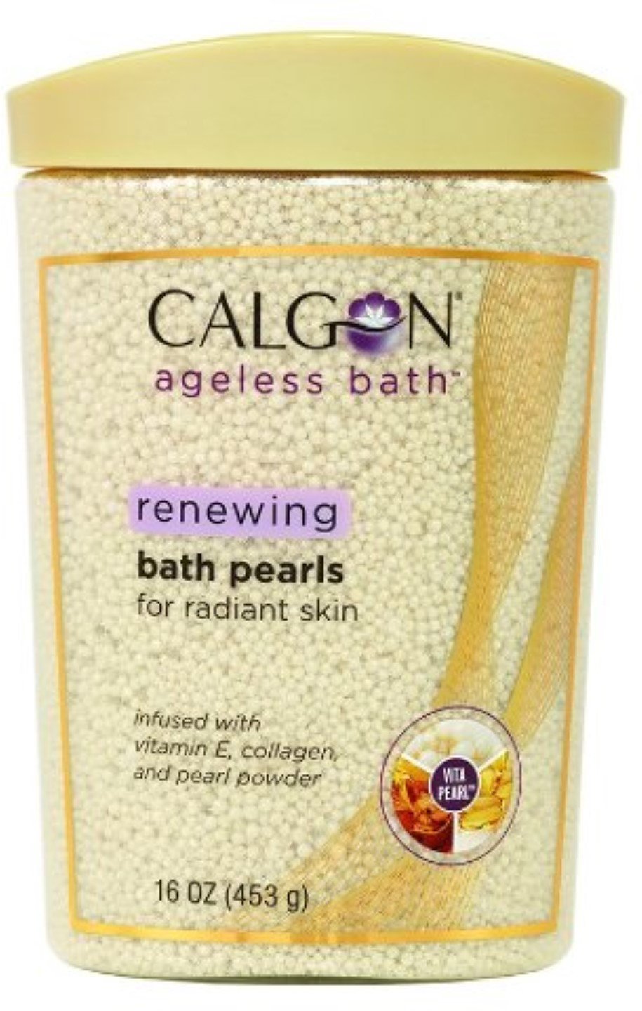 Calgon Ageless Bath Pearls, 16 oz (Pack of 3)