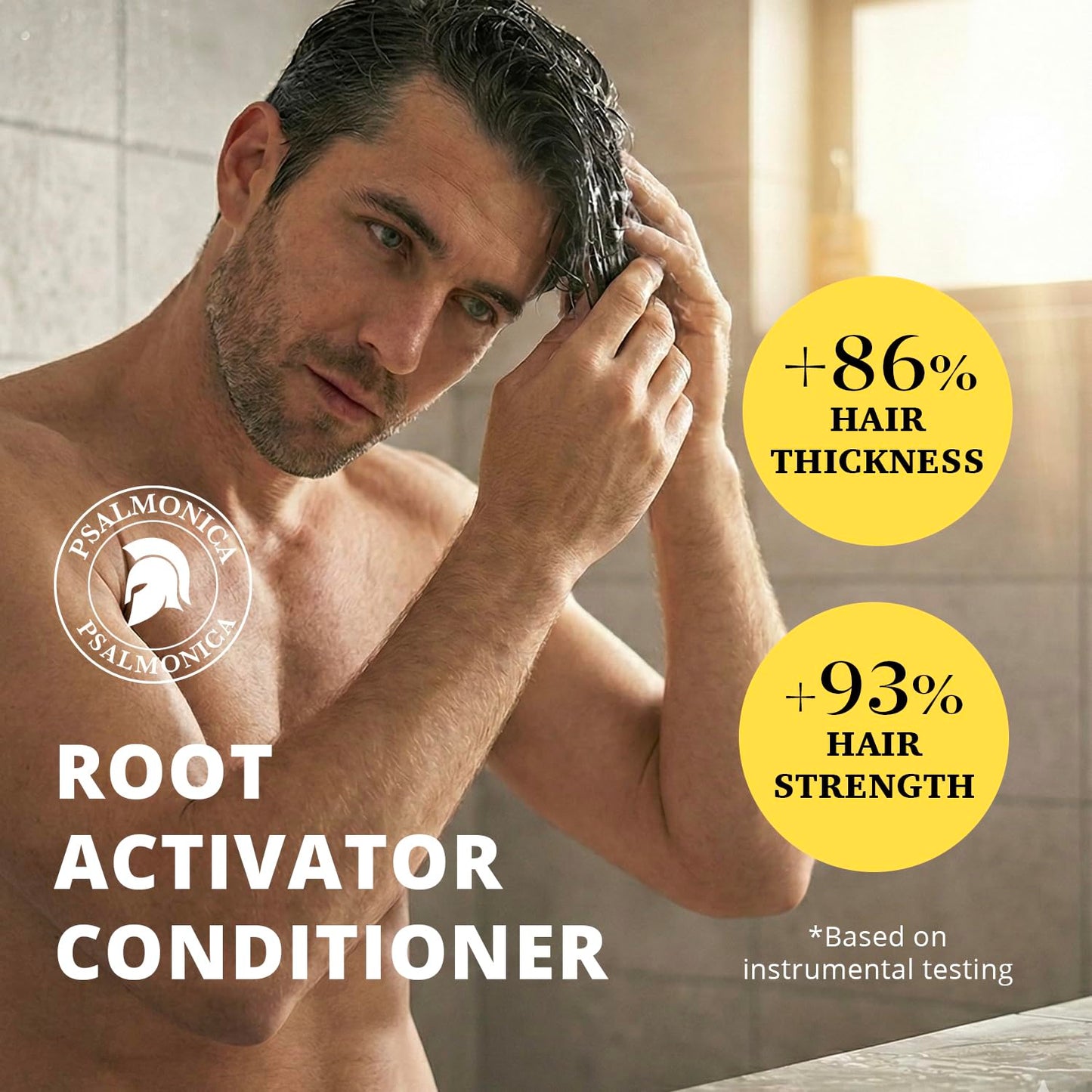 Root Activator Conditioner for Men - Natural Hair Growth Conditioner for Hair Loss and Thinning Hair - Hair Loss RegrowthTreatments for Women Men Beauty and Personal Care Psalmonica