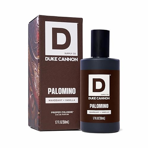 Duke Cannon Proper Cologne Palomino | Men's Eau de Parfum | Mahogany and Vanilla | Subtle, Long-Lasting Natural Scent | 1.7 fl oz