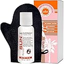 Sun Laboratories By Giesee Tanning Mitt Plus Tan Overnight Self Tanner 2 oz - Self Tanning Lotion, Medium Tone Self Tanner, Organic Sunless Tanning