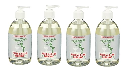 Rebel Green, Hand Soap Unscented, 16.9 Ounce