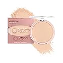 Mineral Fusion Pressed Powder Foundation - Matte Finish Face Powder for Fair Skin with Peachy Undertones - Age Defying Foundation Makeup - Talc Free, Hypoallergenic, Cruelty-Free (Neutral 1)