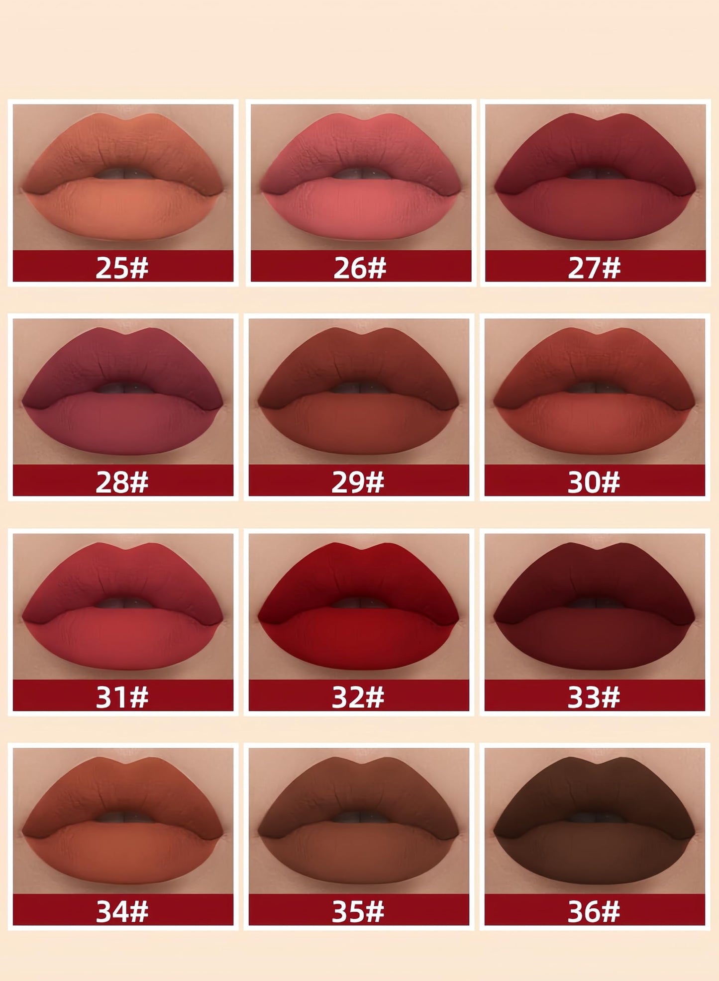 Melemando 12PCS Matte Liquid Lipstick Set Non-Stick Cup and Not Fade Pigmented Lipstick Long-Lasting Waterproof Velvet Lipgloss Kit Makeup for Girls