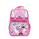 Ruz - Minnie Mouse Large School backpack with Padded Back and Adjustable Straps, Pink, A28237