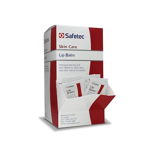 Safetec Lip Balm.5 g. Pouch 144 ct. Box (12 Boxes/case)