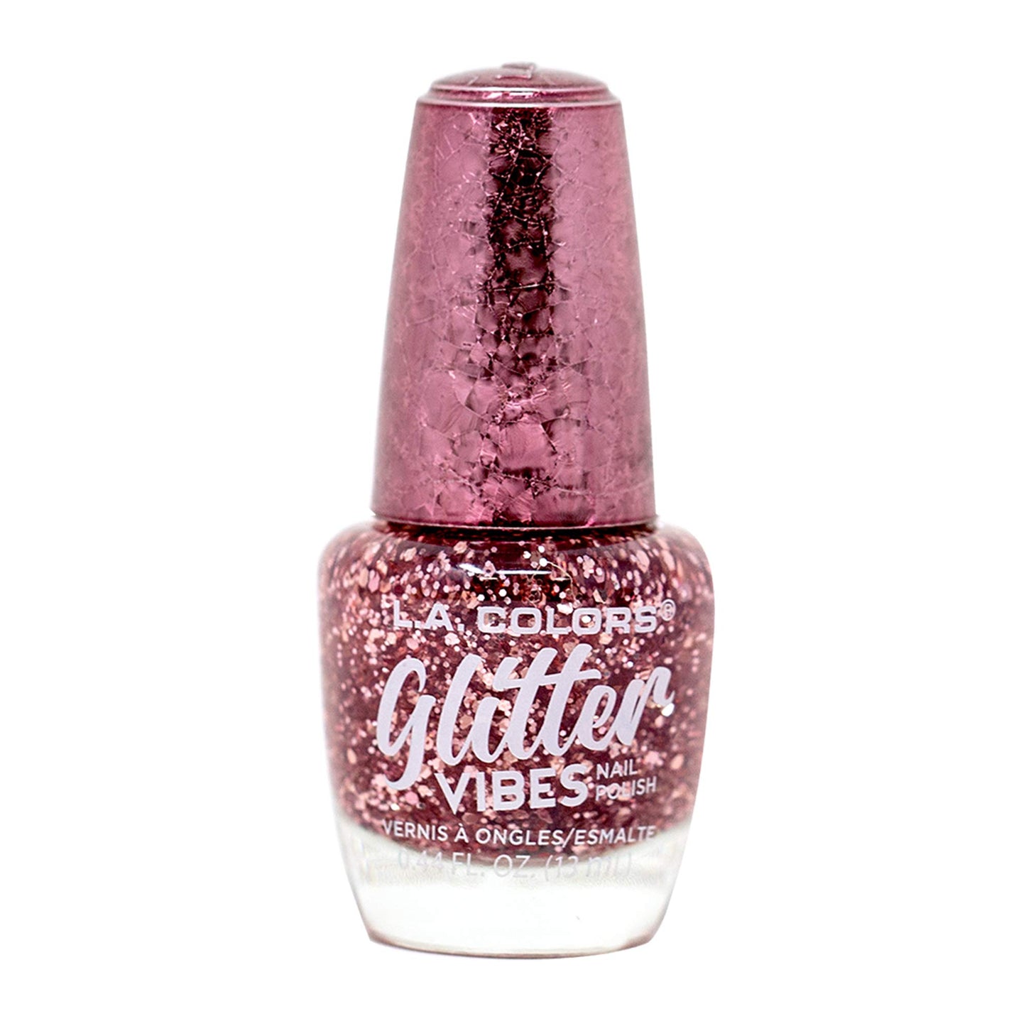 L.A. COLORS Glitter Vibes Polish, Pink Bling CNL357 Beauty & Personal Care L.A. COLORS