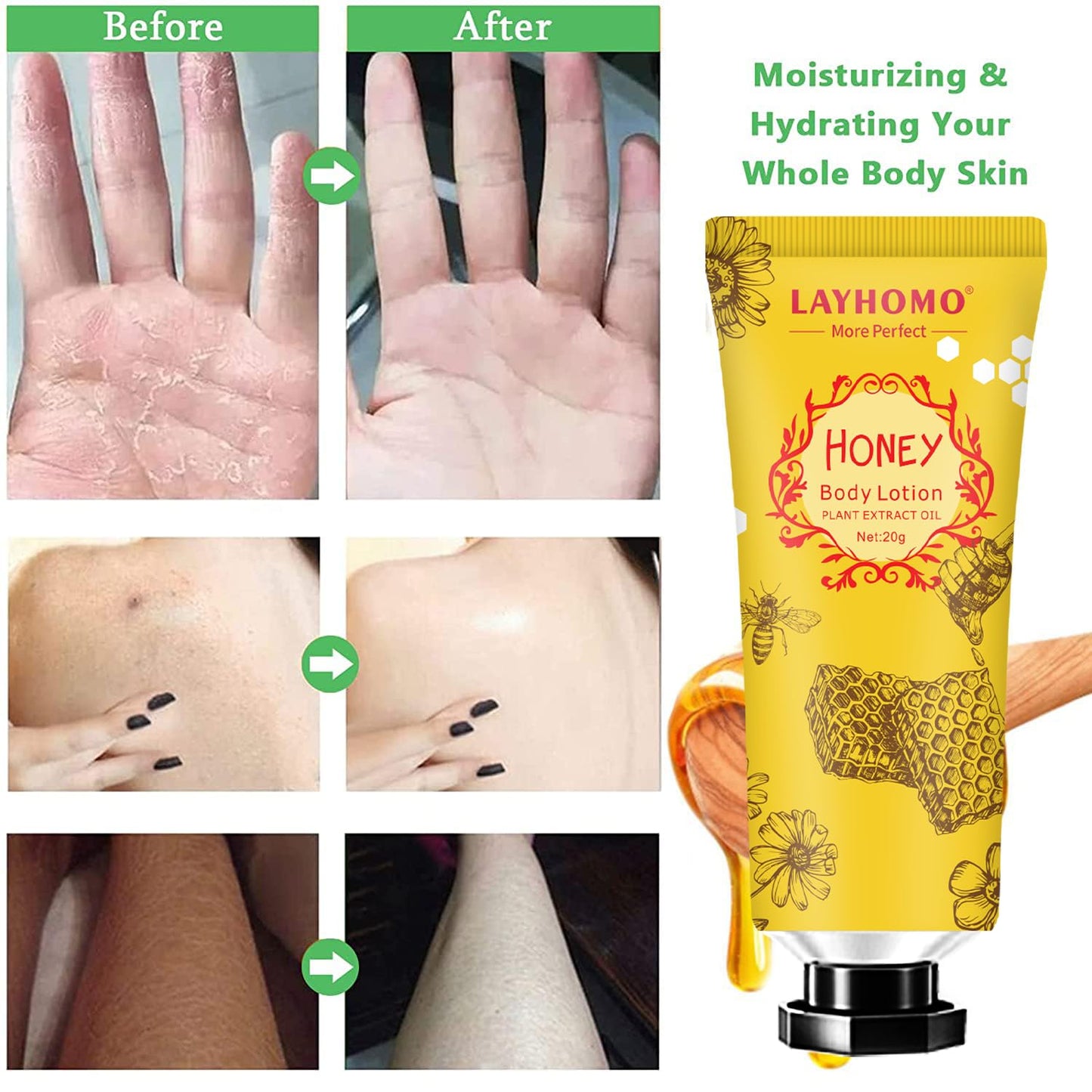 20 Pack Mini Body Lotion Gift Bulk for Dry Skin,Travel Size Small Body Cream With Shea Butter Natural Fragrance Moisturizing Body Lotion for Women
