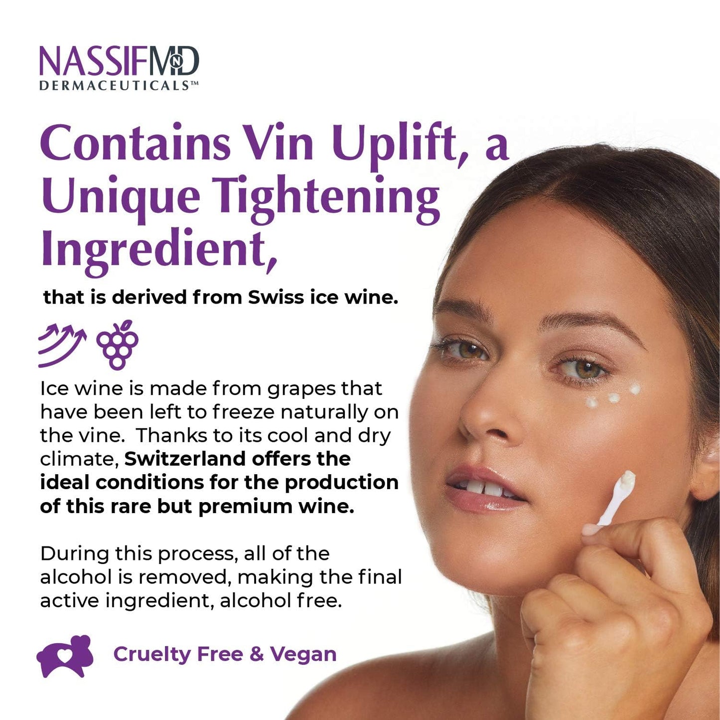 NassifMD Peri-Orbital Under Eye Cream for Wrinkles, Under Eye Cream Dark Circles and Puffiness, Under Eye Dark Circles Treatment, Eye Wrinkle Cream