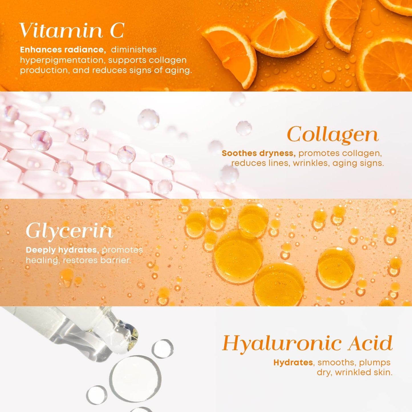 Glow Elixir Vitamin C Serum for Face with Collagen, Dermatologist Tested Beauty & Personal Care Glow Elixir