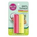 eos 100% Natural Lip Balm- Coconut Milk and Pineapple Passionfruit, All-Day Moisture Lip Care, 0.14 oz, 2 Pack