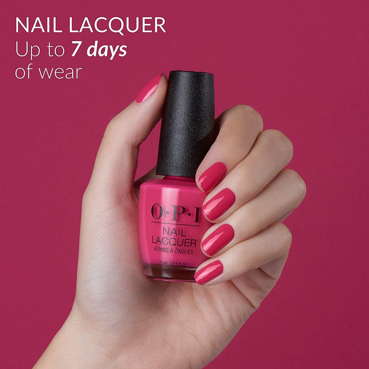 OPI Nail Lacquer Arigato from Tokyo | Opaque Soft Pink Crème Chip Resistant Nail Polish | Tokyo Collection