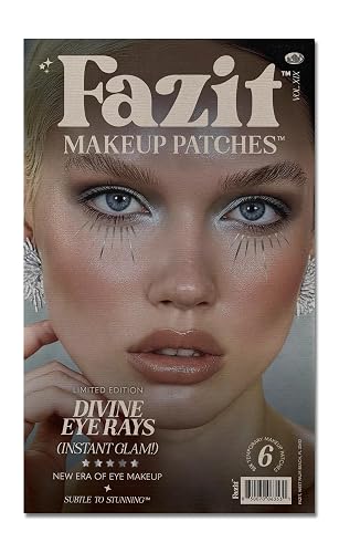 Fazit Makeup Patches - Halloween Divine Eye Speckles - Glow Up Make-Up Patches - Cute Glitter Makeup Accessories for Women - Cosmetic Glitter for Face