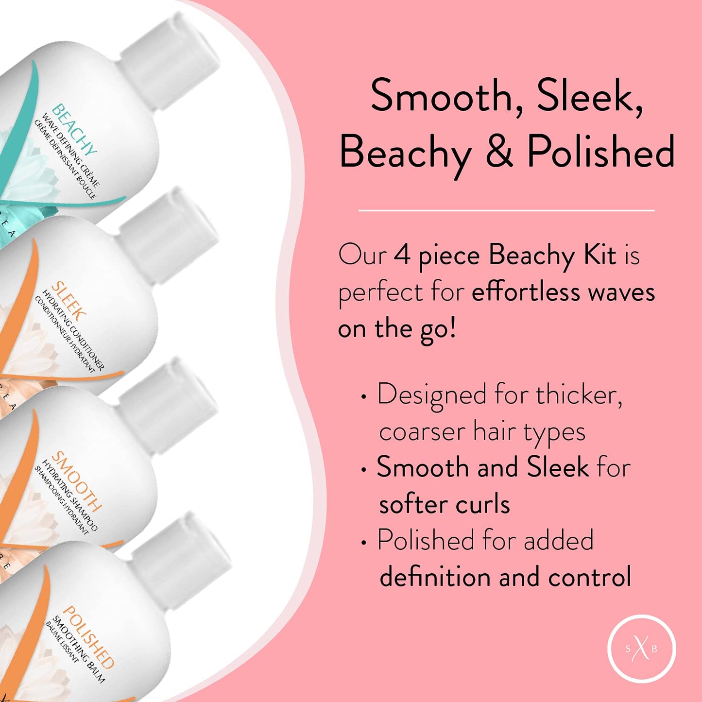 Strength x Beauty 4 Pc. Beachy Kit | Thick, Coarse or Curly Hair