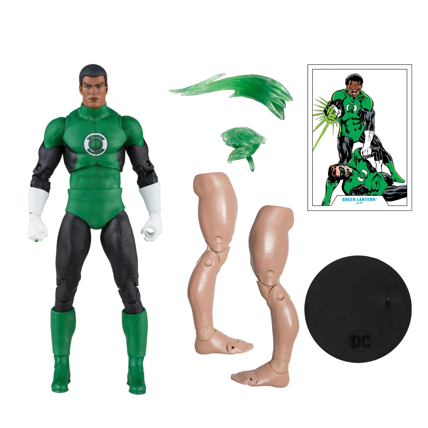McFarlane Toys - DC Multiverse Green Lantern (JLA) 7in Build-A Figure (Styles May Vary)