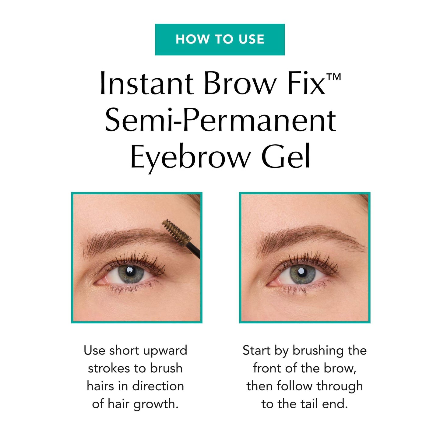 Thrive Causemetics Instant Brow Fix Semi-Permanent Eyebrow Gel, Waterproof Tinted Eye Brow Gel with Vitamin B5, Smudge-Proof, Long Lasting Definition Beauty and Personal Care Thrive Causemetics