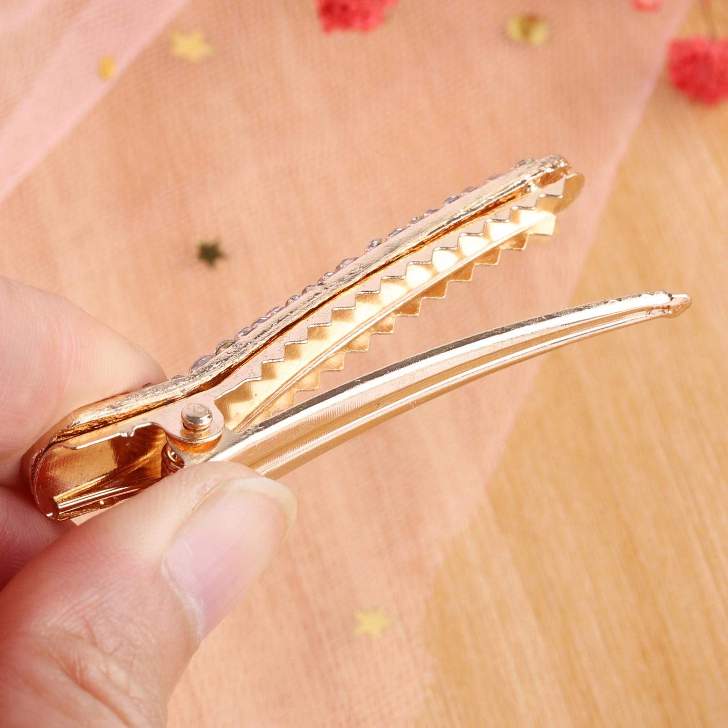 12 Pcs Rhinestone Alligator Hair Clips Fancy Crystal Duckbill Hair Clips for Women Girls Hair Styling Tools Accessories