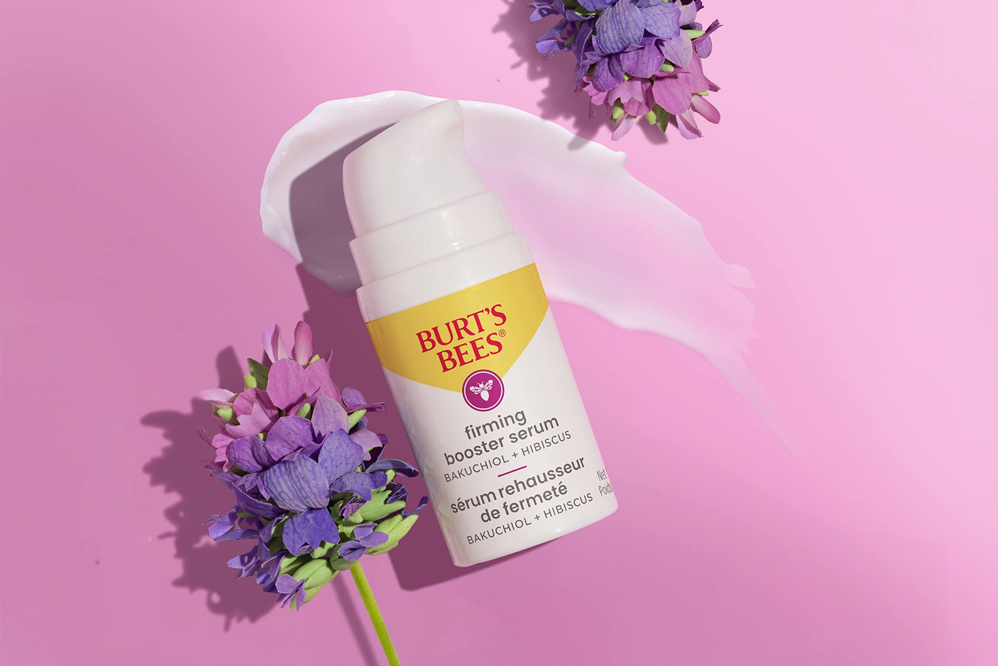 Burt's Bees Firming Collagen Face Serum, Natural Origin Retinol Alternative Improves Skin Texture & Supports Anti-Aging, with Bakuchiol, Lightweight