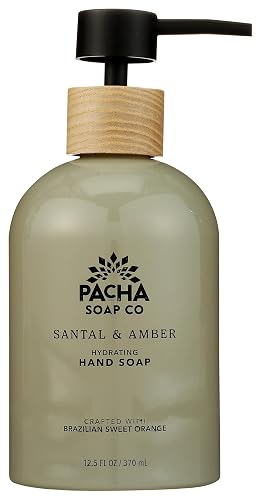 Pacha Soap Santal & Amber Liquid Hand Soap, 12.5 FZ