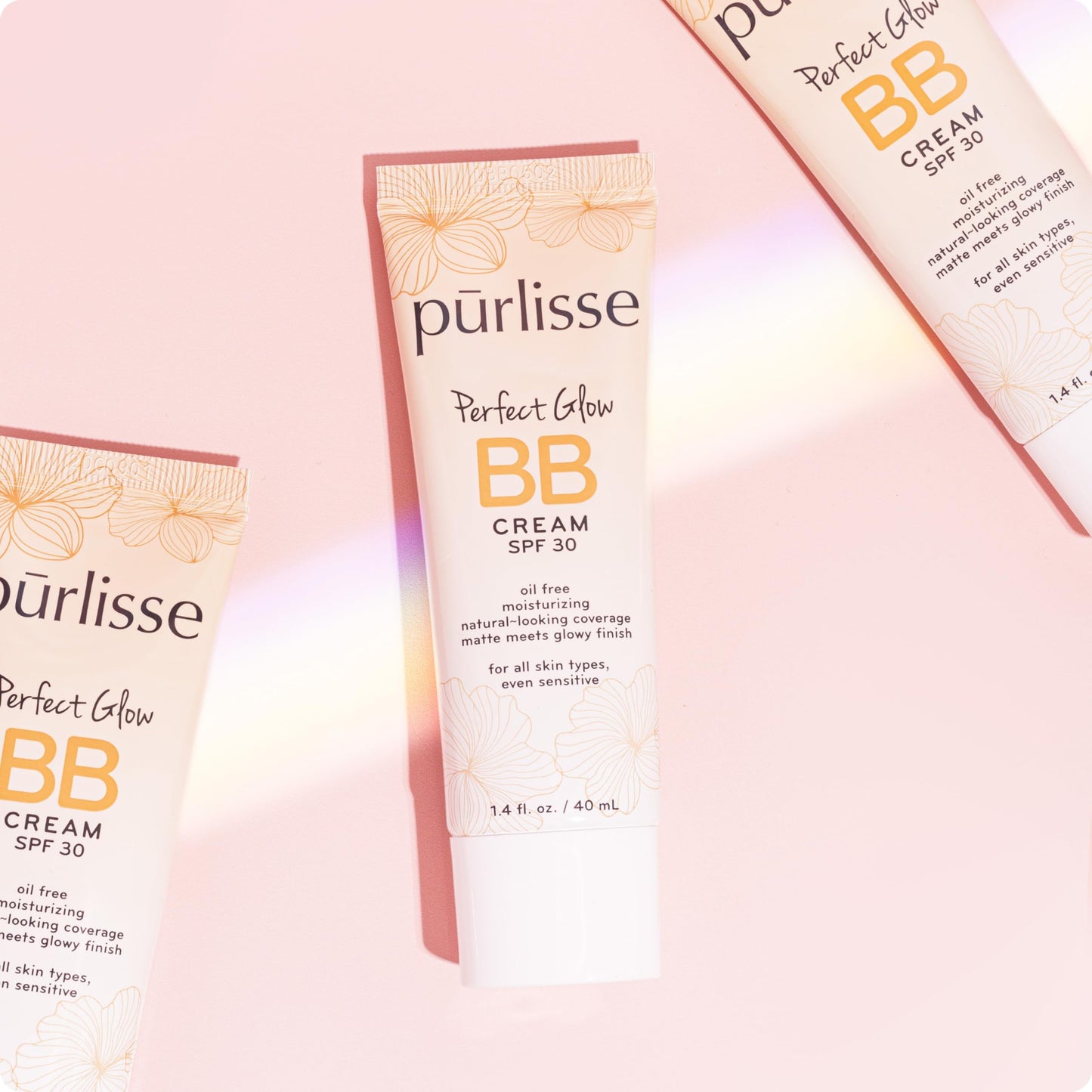 pūrlisse Perfect Glow BB Cream with SPF 30 - Matte Meets Dewy Finish - Enriched with Goji & Hawthorn