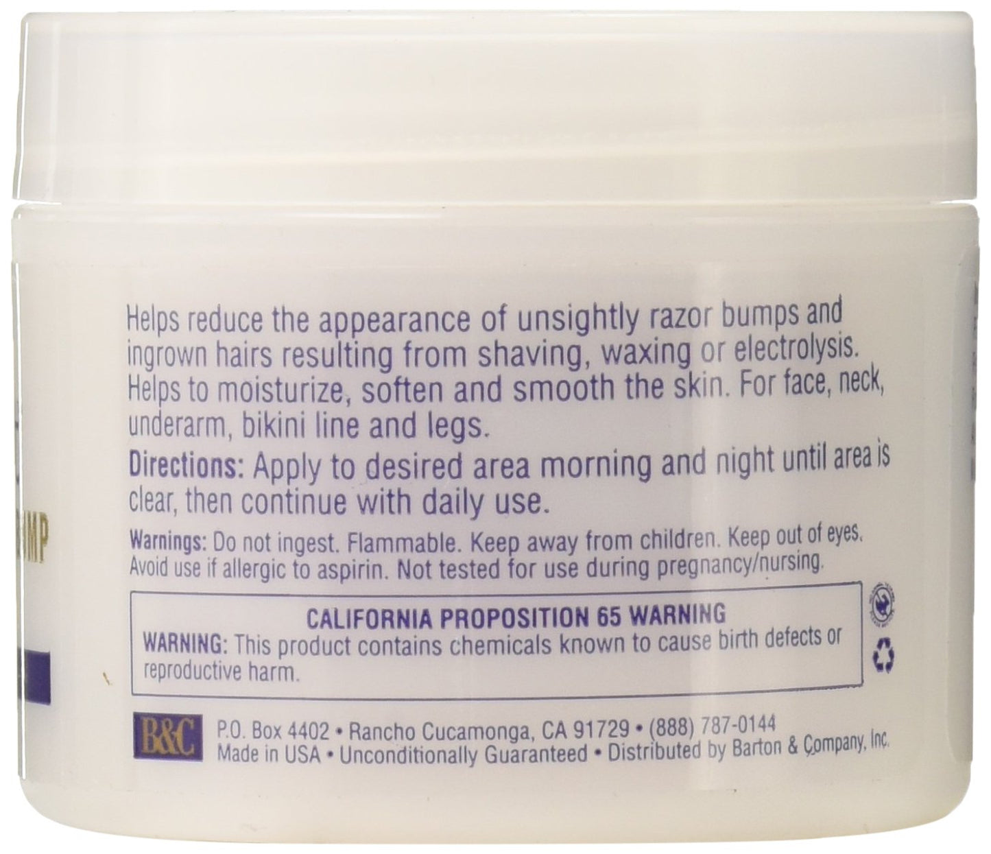 B&C Skin Tight In-grown Hair & Razor Bump Creme, 2 Ounce