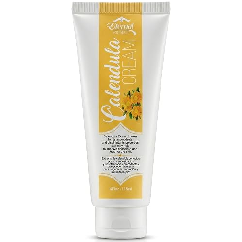 Eternal Spirit Beauty Calendula Cream - Soothing Skin Moisturizer with Calendula Officinalis Extract, Squalane & Hyaluronic Acid - Hydrating Body