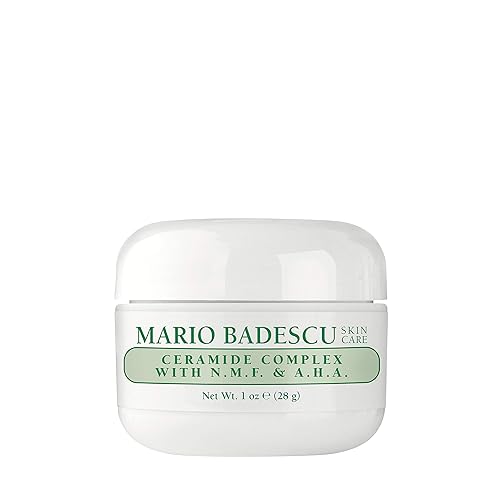 Mario Badescu Ceramide Complex with N.M.F. & A.H.A. for Oily and Sensitive Skin | Facial Cream that improves Skin Tone |Formulated with Ceramide