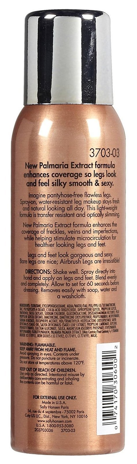 Sally Hansen Airbush Sun Self-Tanner for Legs-Tan Glow-4.4oz, 2 pack