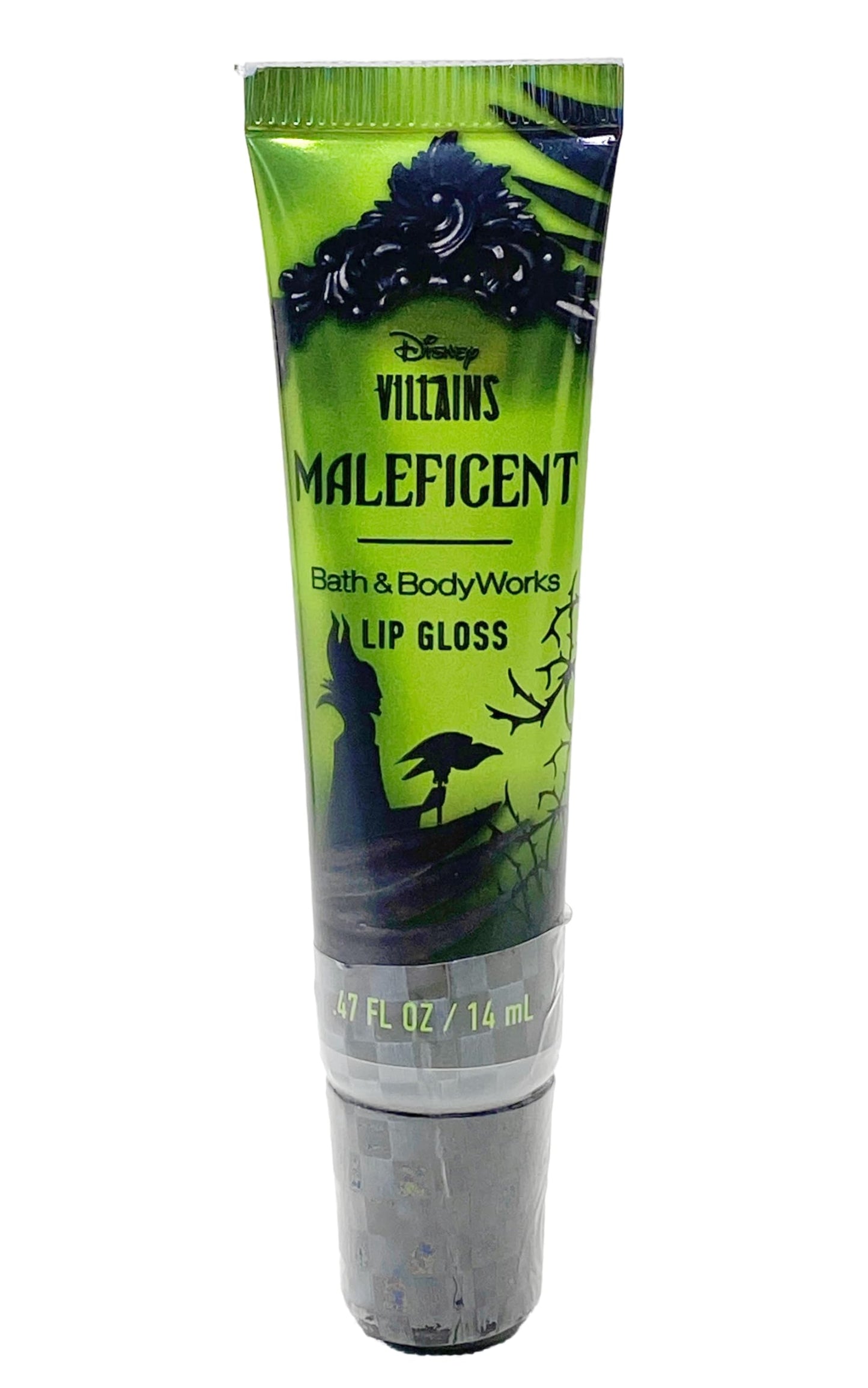 Bath & Body Works Disney Villains Collection Lip Duo - Evil Queen and Maleficent Lip Gloss with a Natural Oats Sample Soap