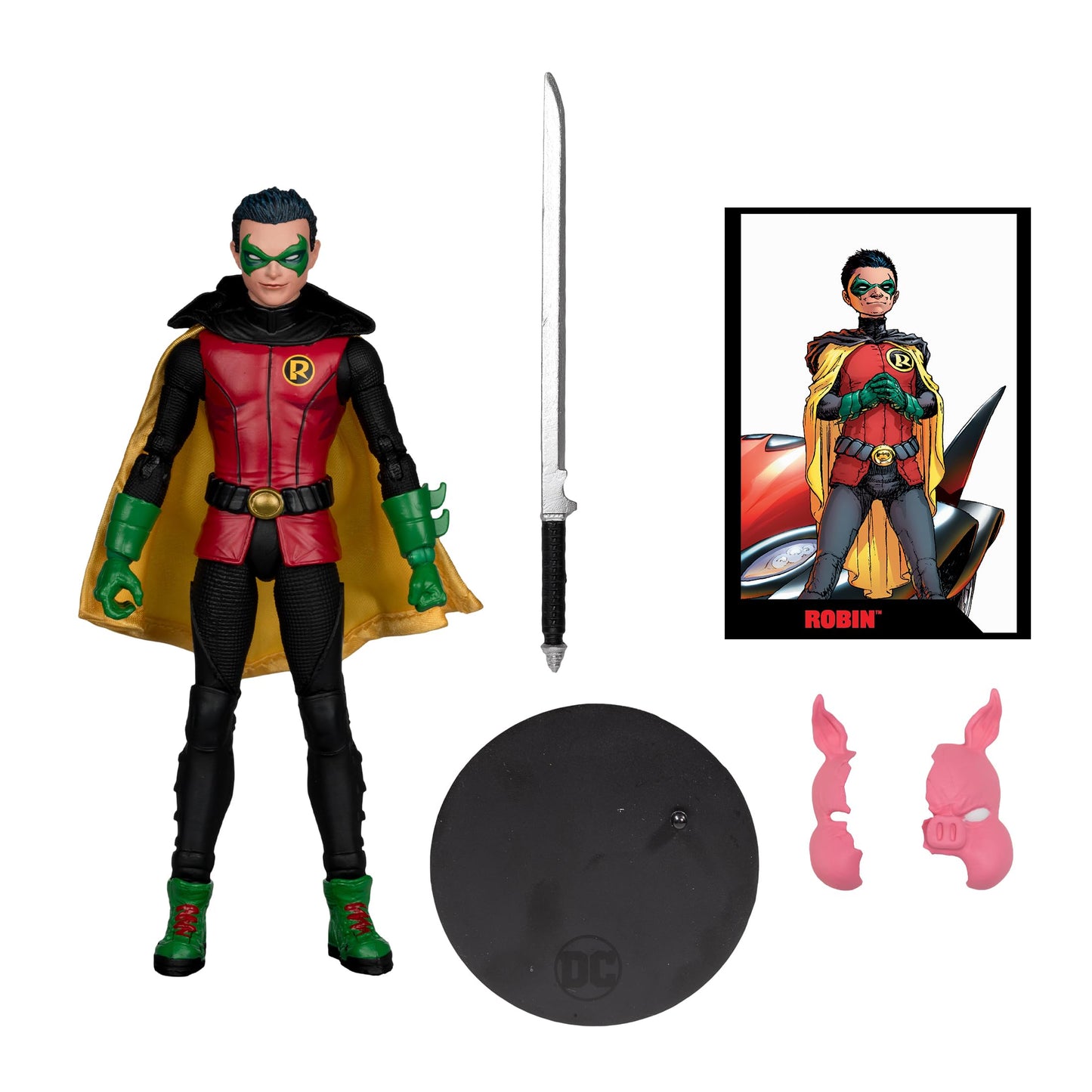 McFarlane Toys - DC Direct Page Punchers Robin (Batman: Reborn) 7in Figure with Comic