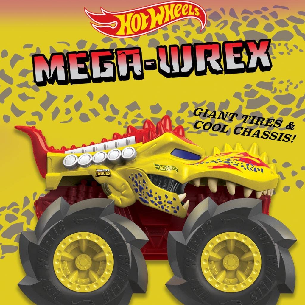 Hot Wheels Monster Trucks 1:43 Twisted Tredz Mega Wrex