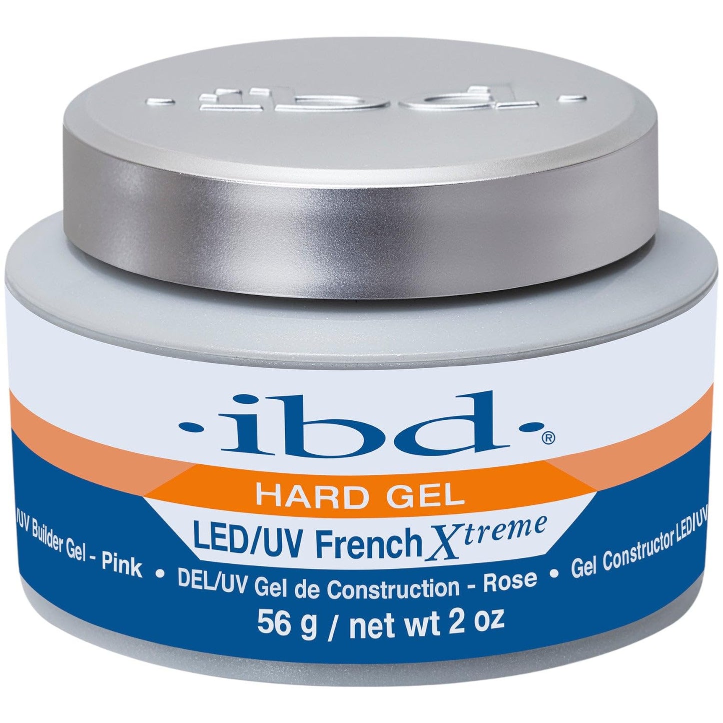 IBD Hard Gel - LED/UV French Xtreme Pink, 56 g - MADE IN USA - Premium build-up gel for gel nails Beauty & Personal Care IBD