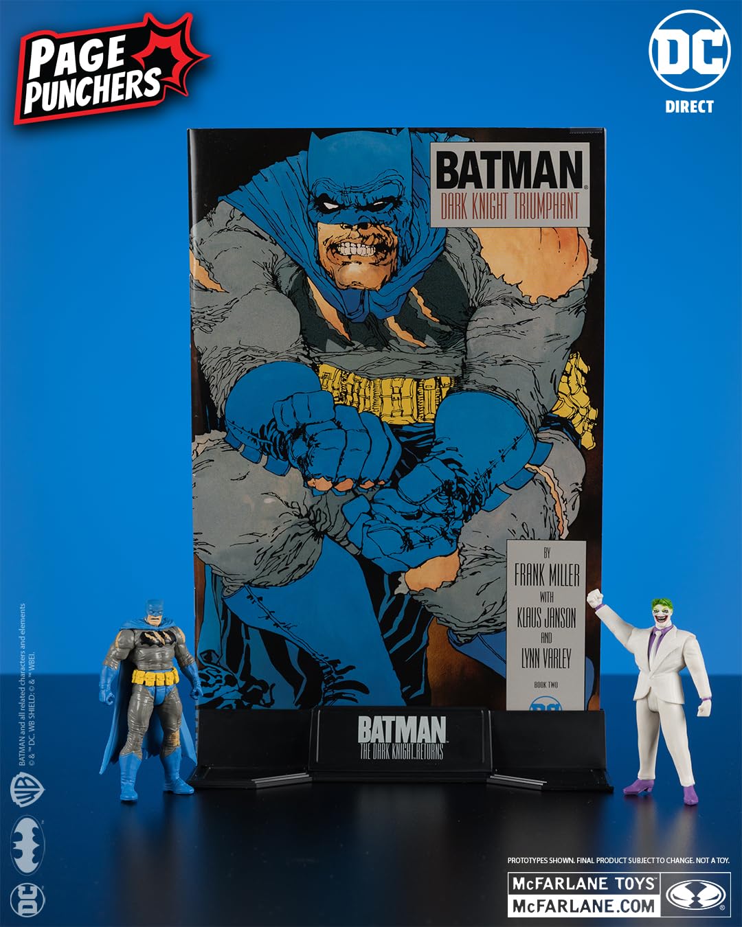 McFarlane Toys - DC Direct Page Punchers 2pk Batman & The Joker 3in Figures with Comic