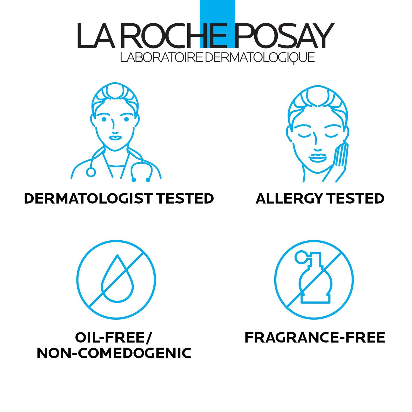 La Roche-Posay Toleraine Skin Care Set, Double Repair Face Moisturizer 100ml & Purifying Foaming Facial Cleanser 50ml, Oil Free Moisturizer & Face Beauty and Personal Care La Roche-Posay